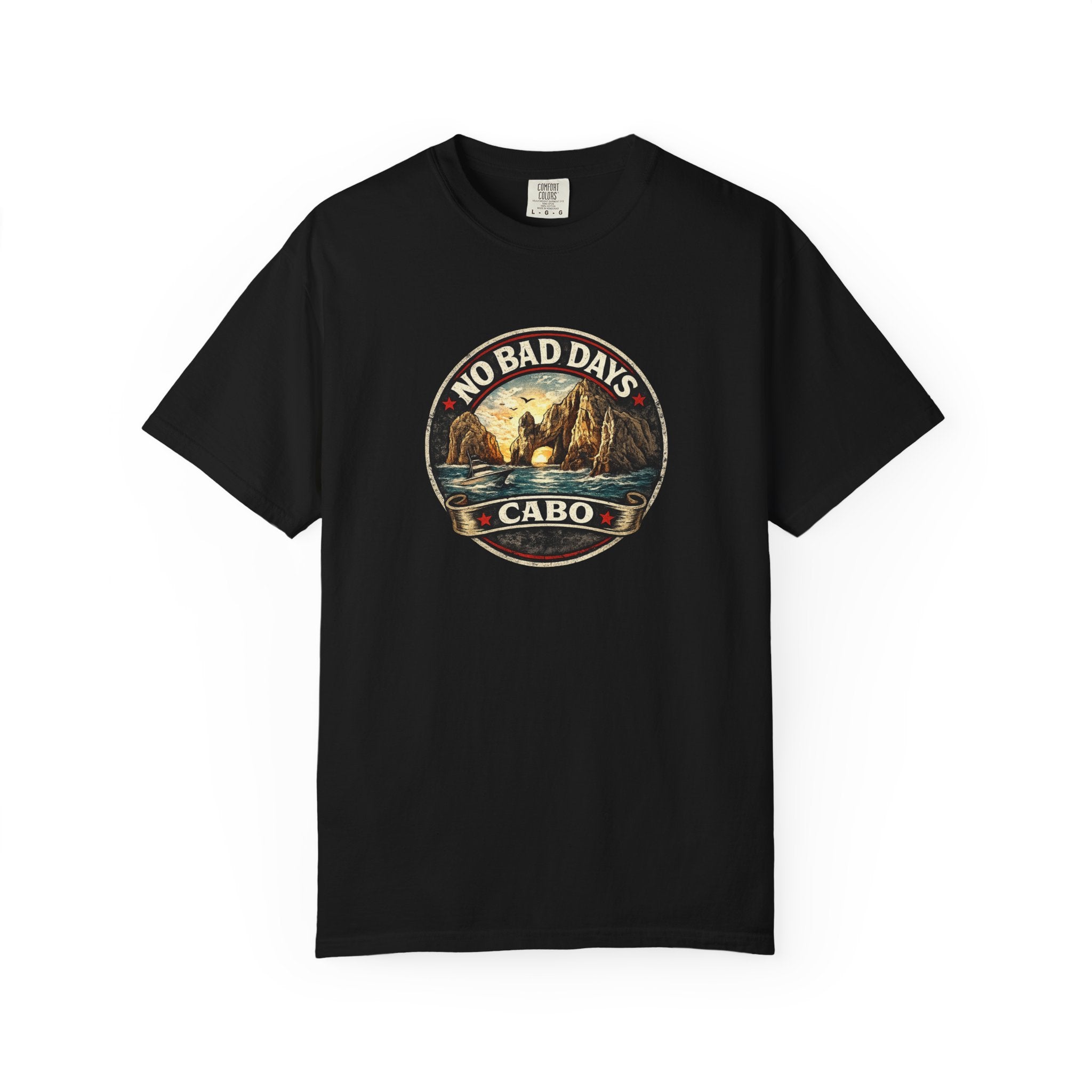 No Bad Days Cabo T-Shirt — Sunset Beach Vintage Graphic Tee