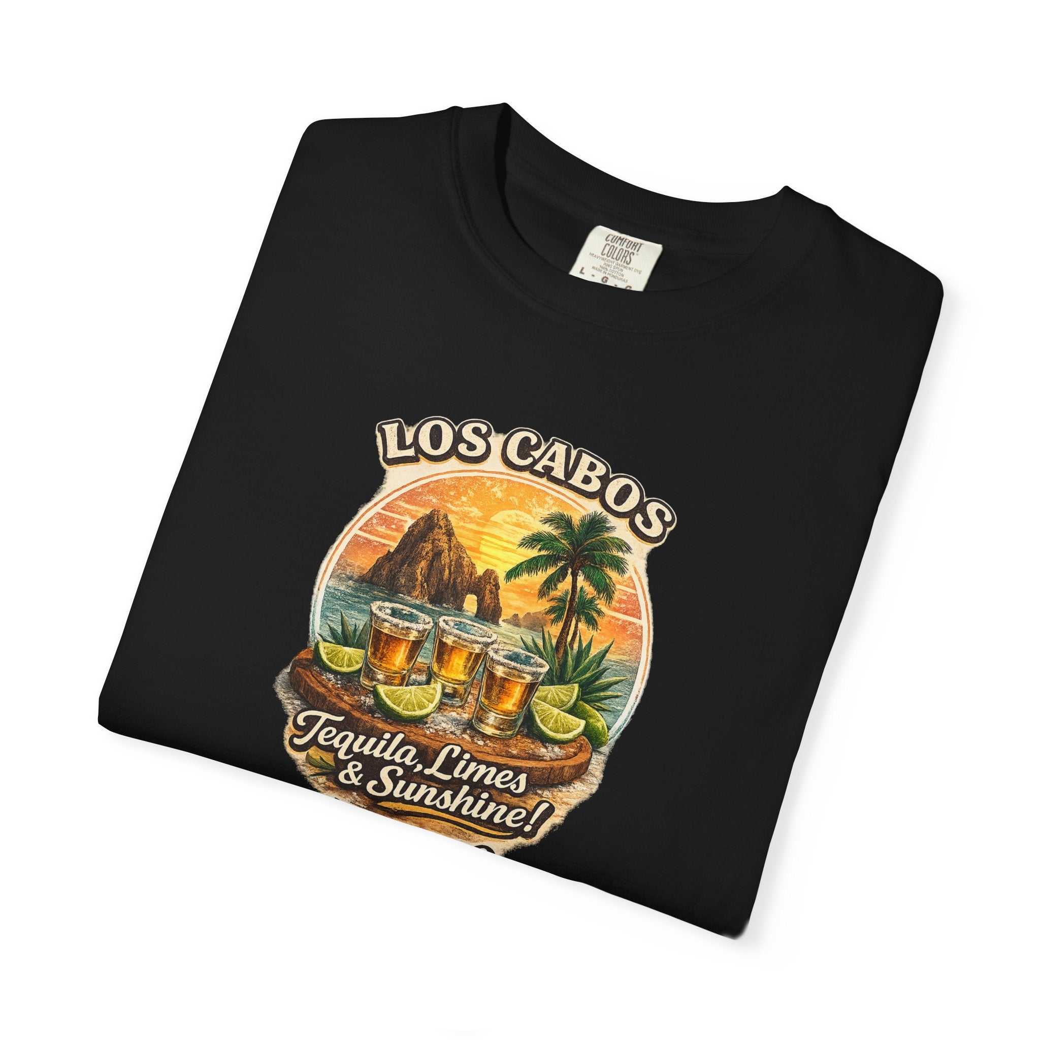 Los Cabos Tequila & Limes T-Shirt — Mexico Beach Vacation Tee