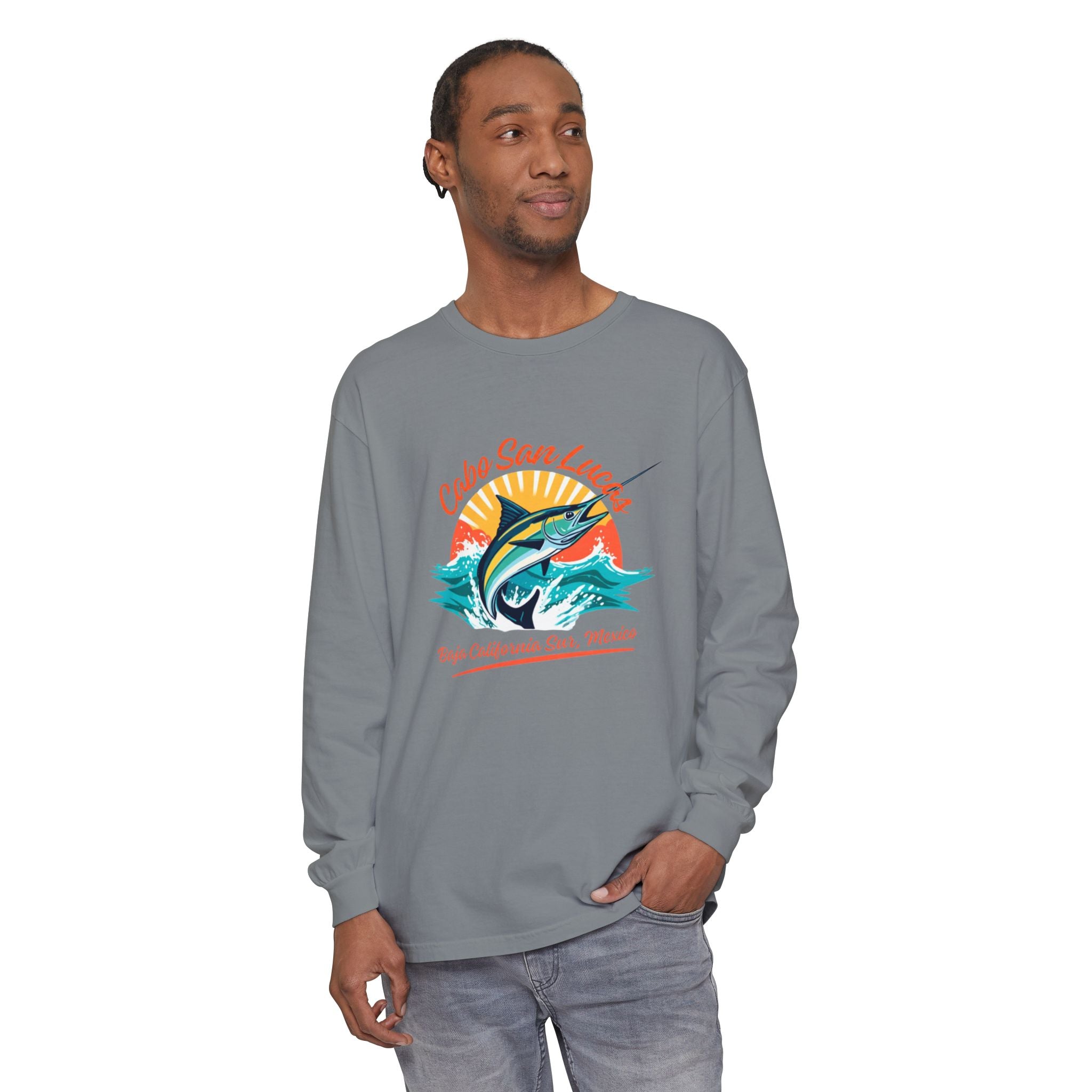 Cabo San Lucas Marlin Sunset Long Sleeve Tee
