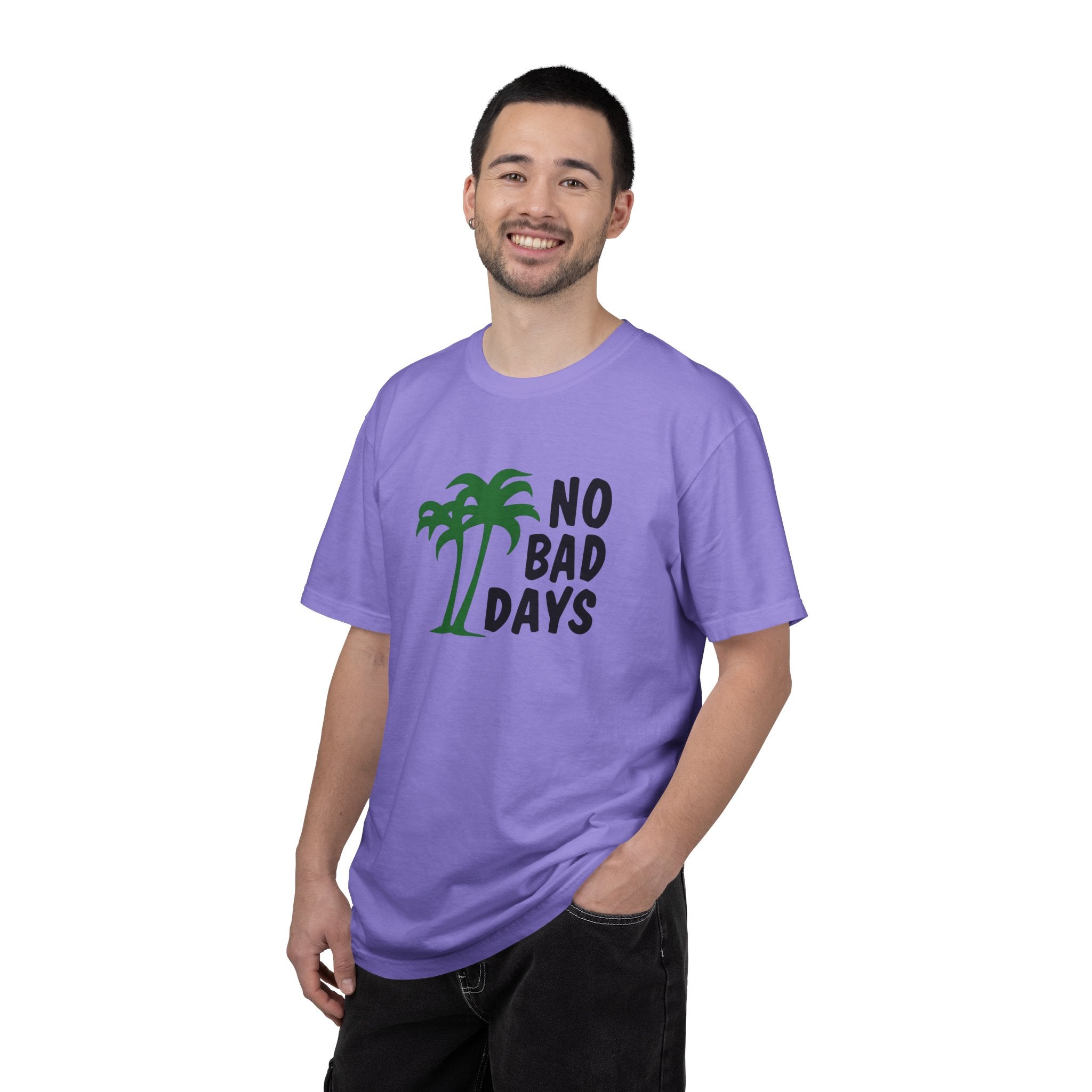 No Bad Days Palm Tree T-Shirt — Casual Beach Vibe Graphic Tee