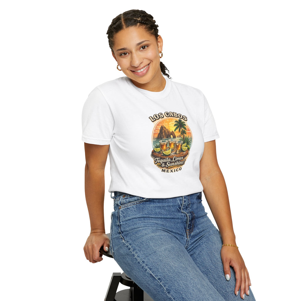 Los Cabos Tequila & Limes T-Shirt — Mexico Beach Vacation Tee