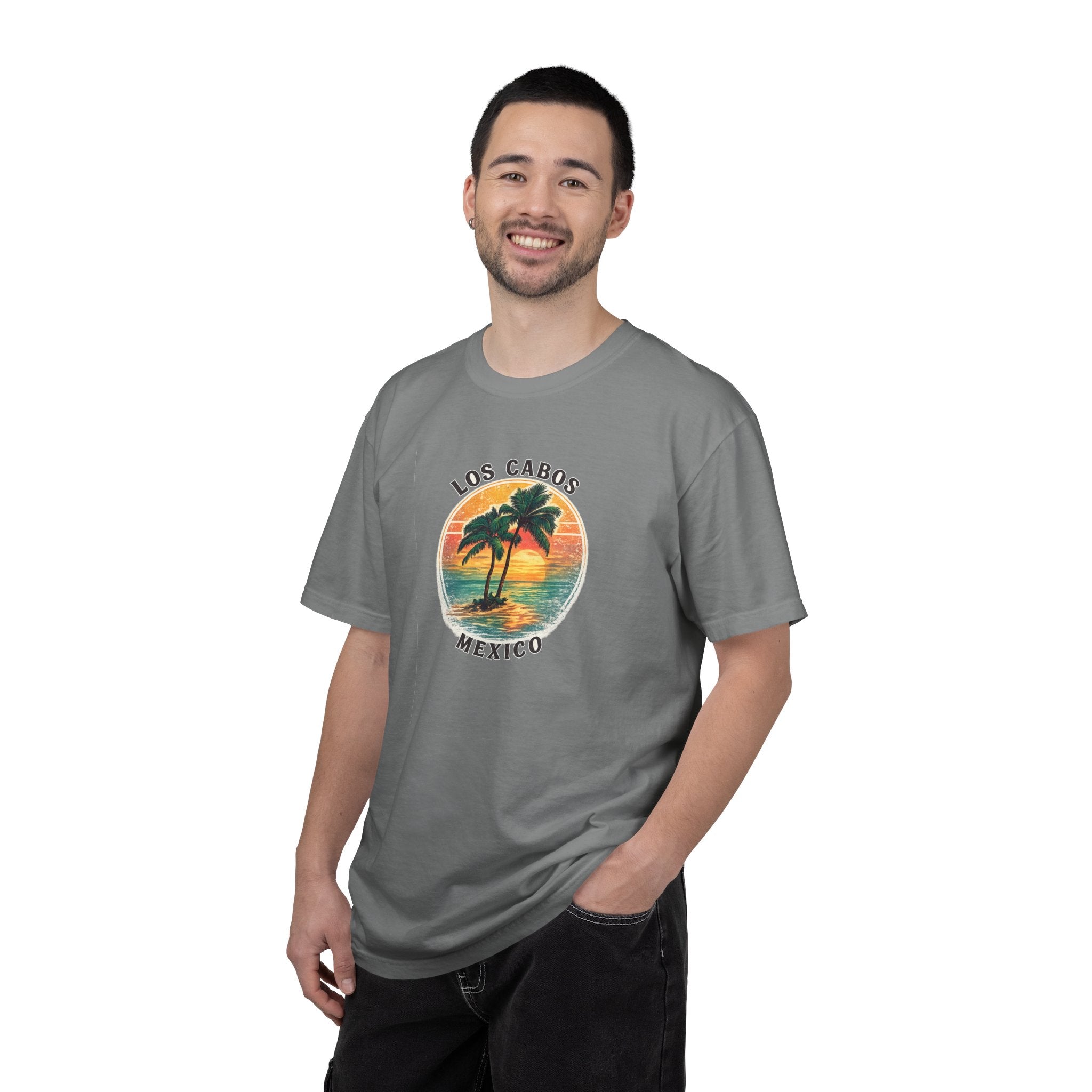 Los Cabos Palms T-Shirt — Tropical Beach Palm Graphic Tee