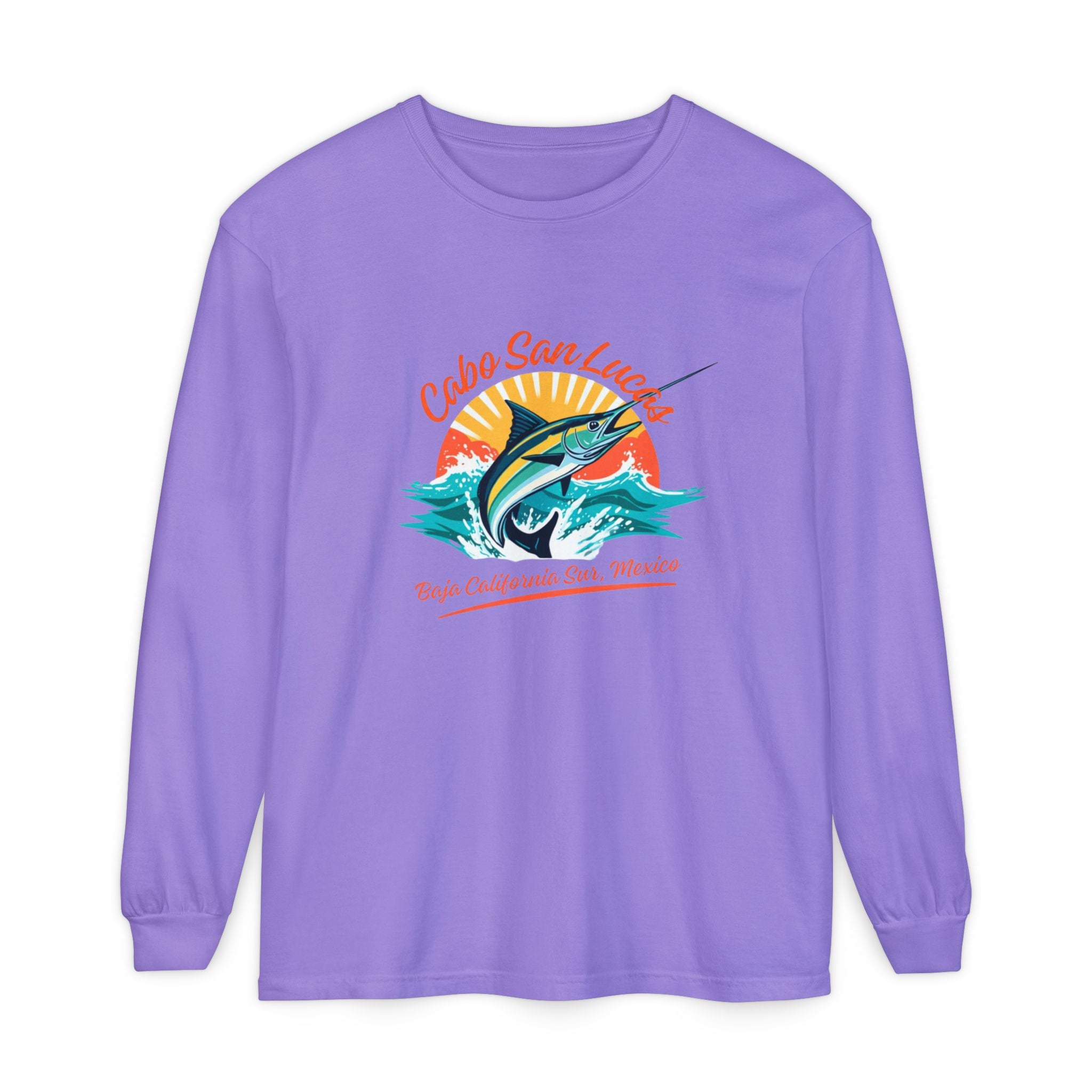Cabo San Lucas Marlin Sunset Long Sleeve Tee