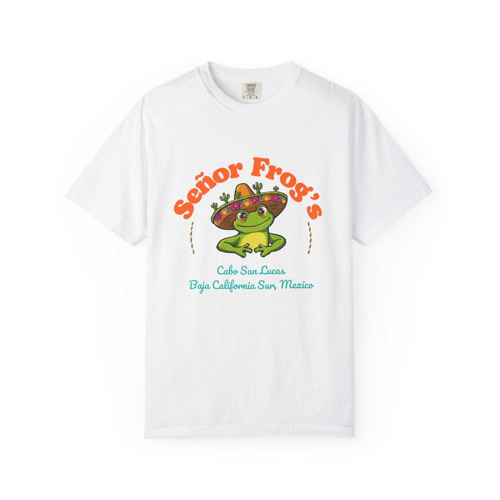 Señor Frog's Cabo San Lucas T-Shirt — Cute Frog Sombrero Mexico Souvenir