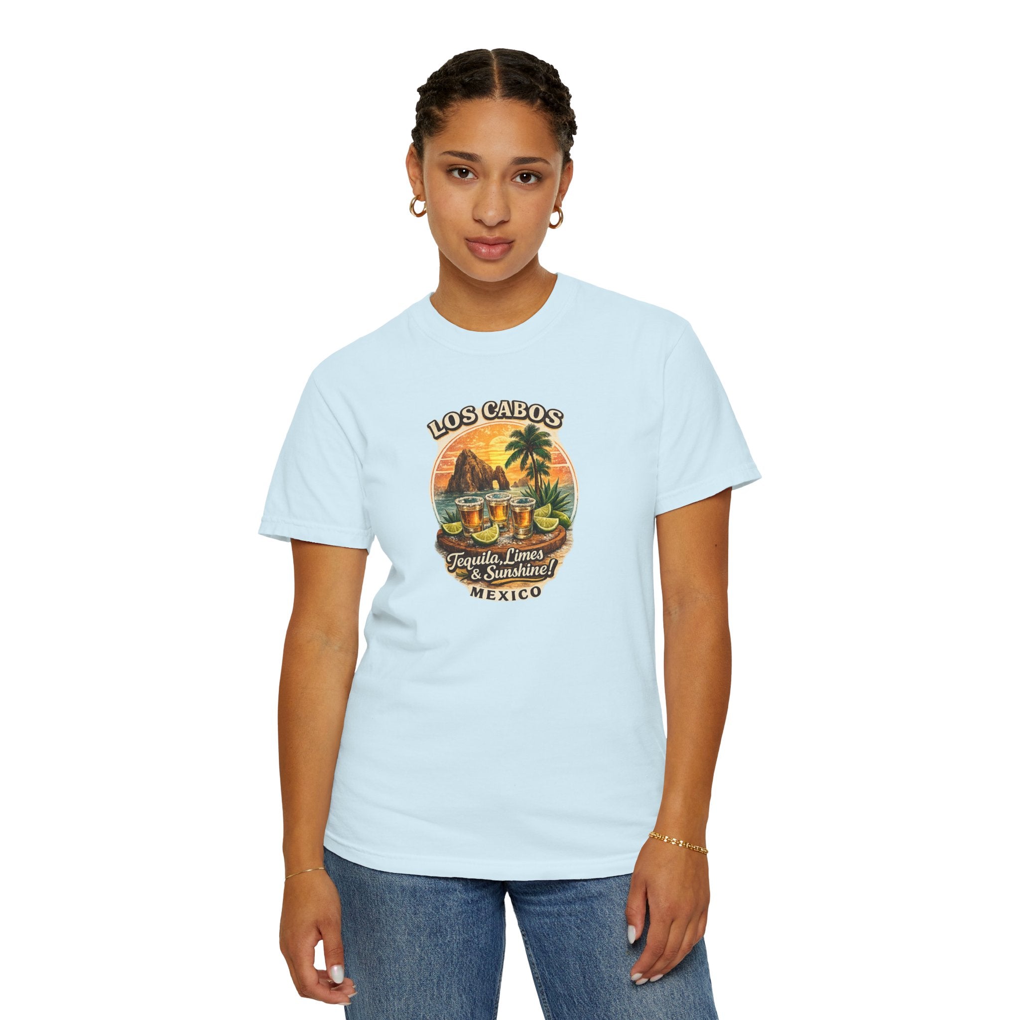 Los Cabos Tequila & Limes T-Shirt — Mexico Beach Vacation Tee