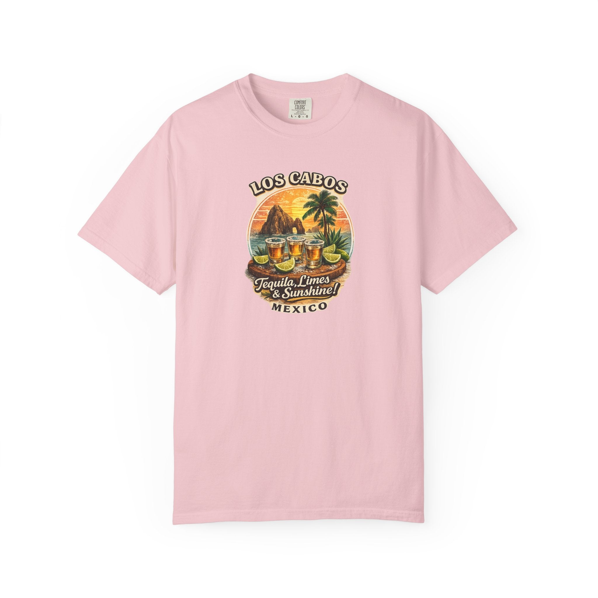 Los Cabos Tequila & Limes T-Shirt — Mexico Beach Vacation Tee