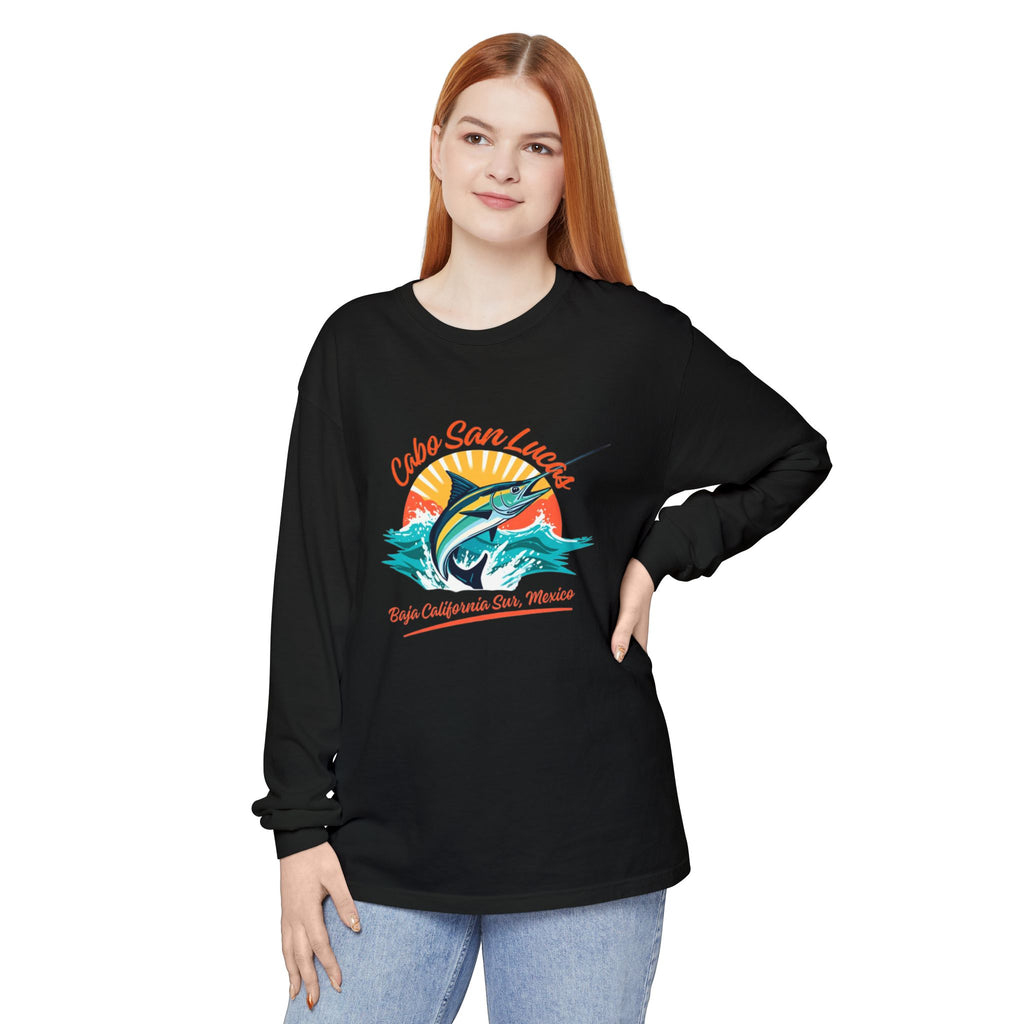 Cabo San Lucas Marlin Sunset Long Sleeve Tee