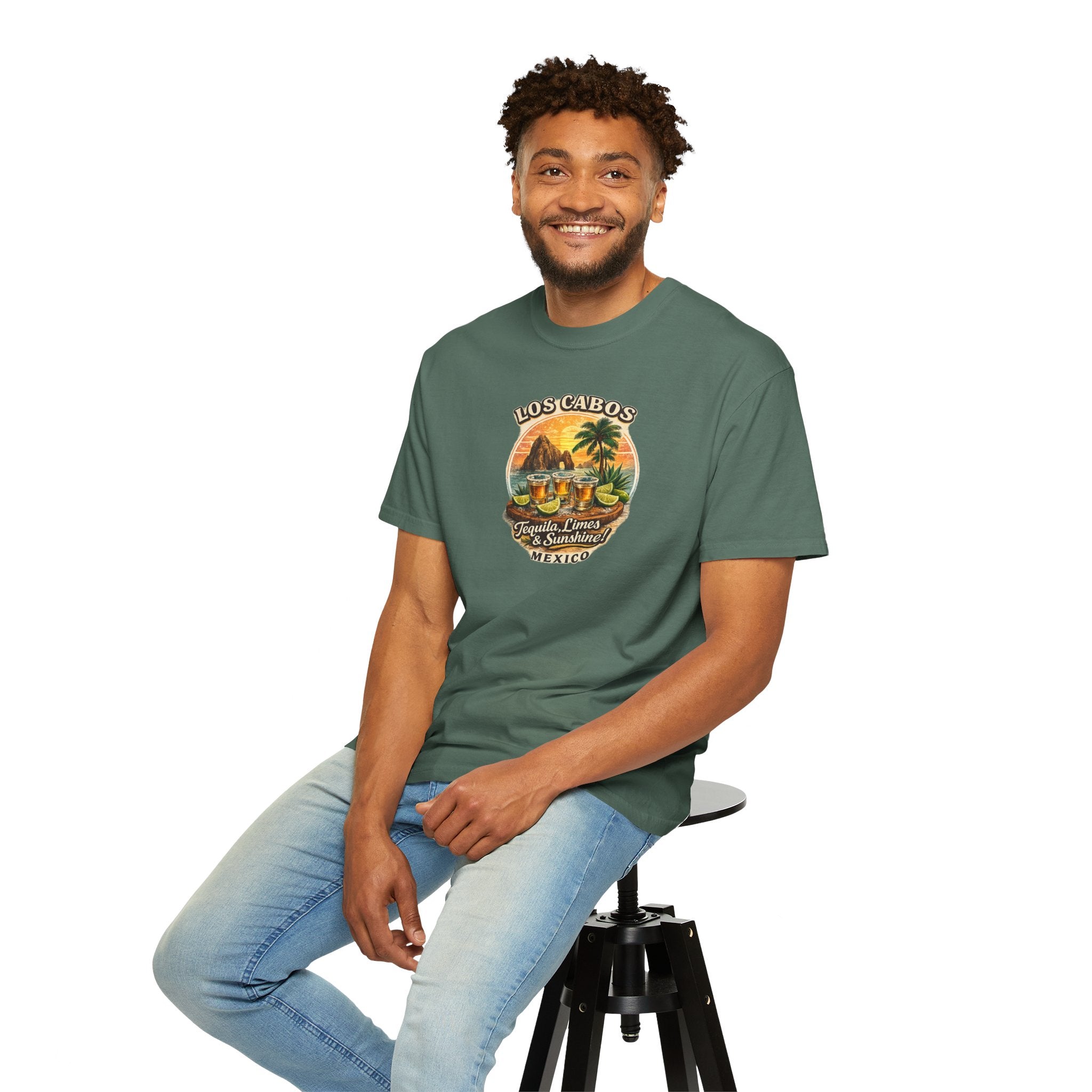 Los Cabos Tequila & Limes T-Shirt — Mexico Beach Vacation Tee