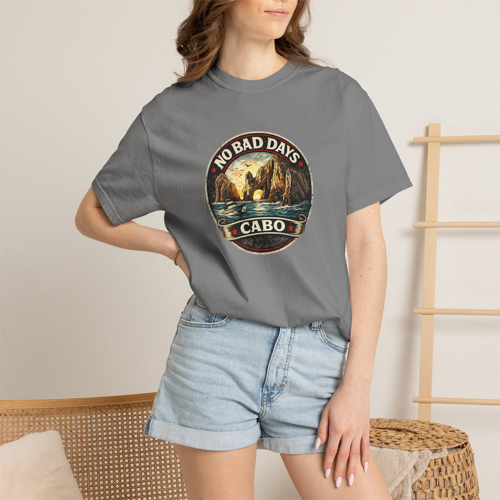 No Bad Days Cabo T-Shirt — Sunset Beach Vintage Graphic Tee