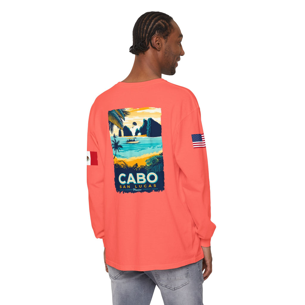 Cabo San Lucas Long Sleeve Tee — Vintage Beach Graphic