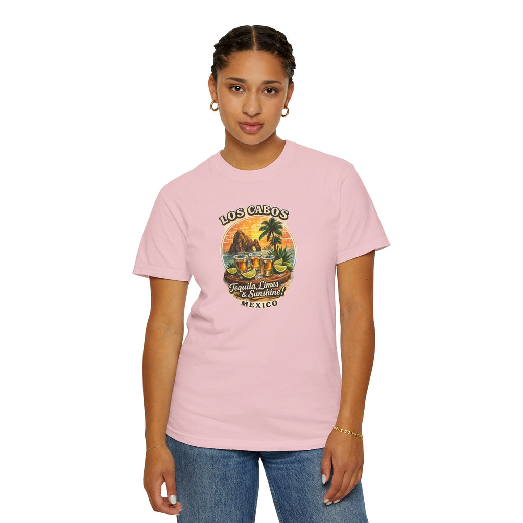 Los Cabos Tequila & Limes T-Shirt — Mexico Beach Vacation Tee