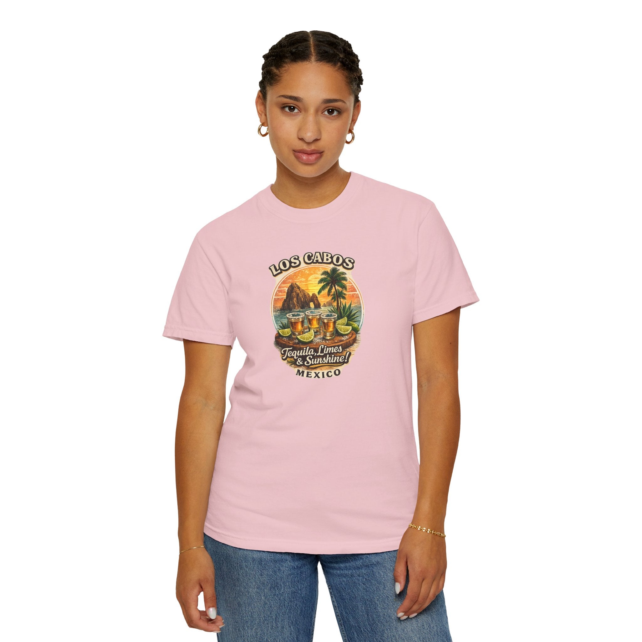 Los Cabos Tequila & Limes T-Shirt — Mexico Beach Vacation Tee