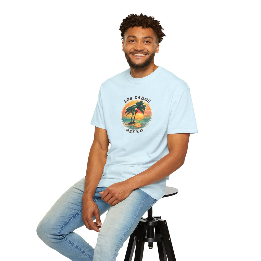 Los Cabos Palms T-Shirt — Tropical Beach Palm Graphic Tee