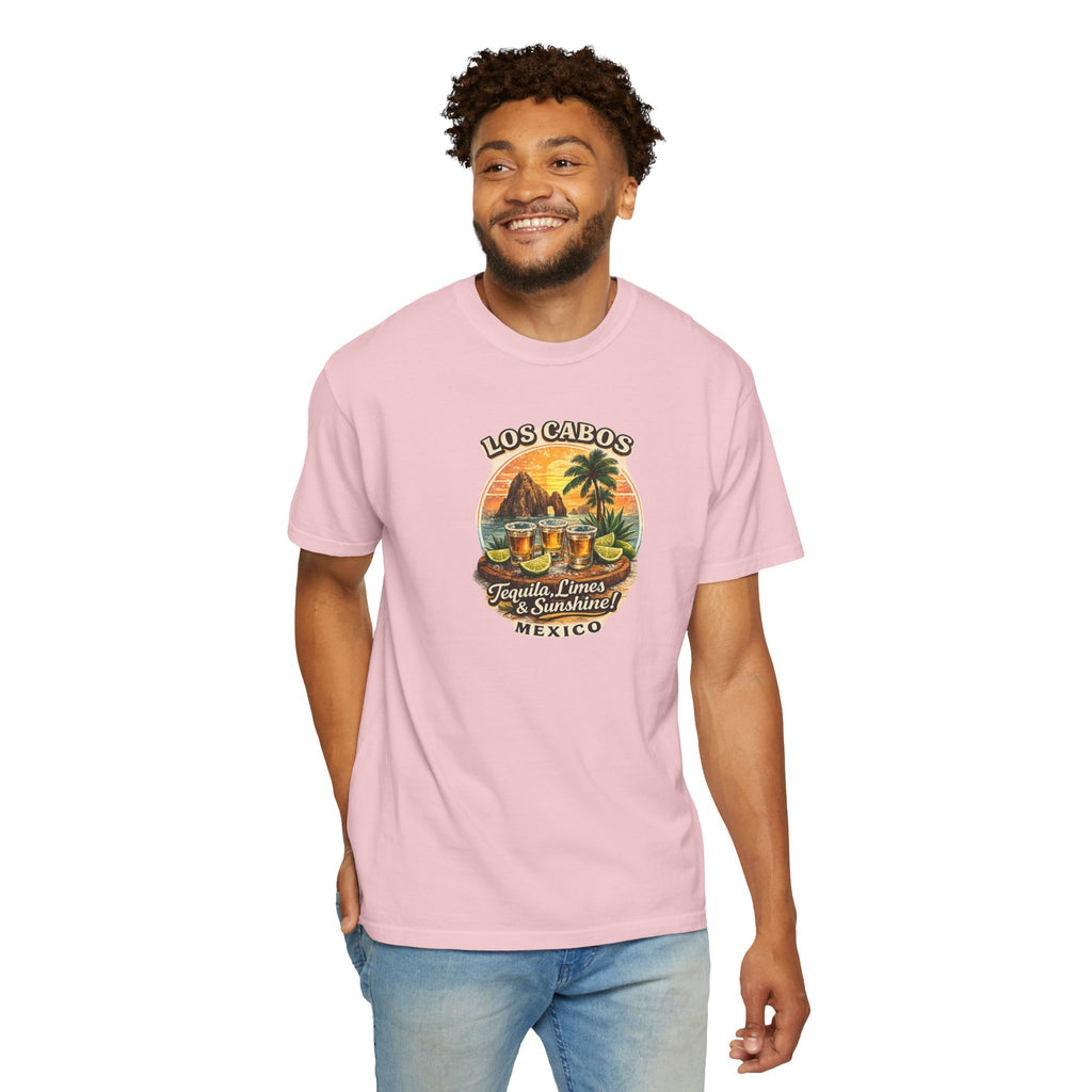 Los Cabos Tequila & Limes T-Shirt — Mexico Beach Vacation Tee