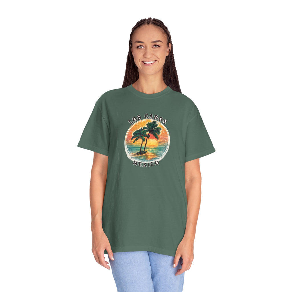 Los Cabos Palms T-Shirt — Tropical Beach Palm Graphic Tee