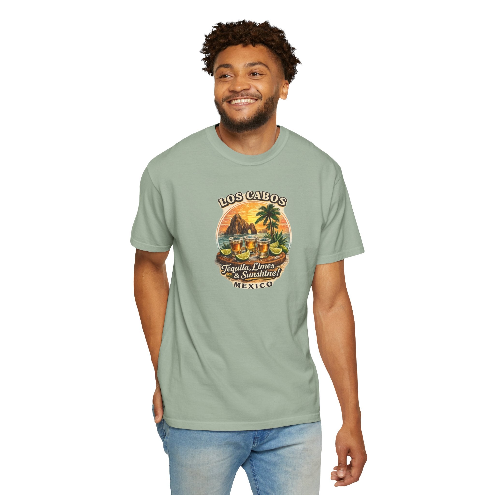 Los Cabos Tequila & Limes T-Shirt — Mexico Beach Vacation Tee