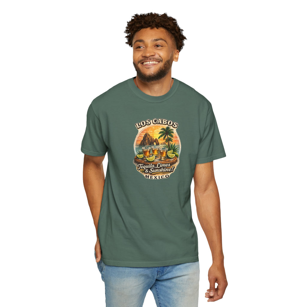 Los Cabos Tequila & Limes T-Shirt — Mexico Beach Vacation Tee