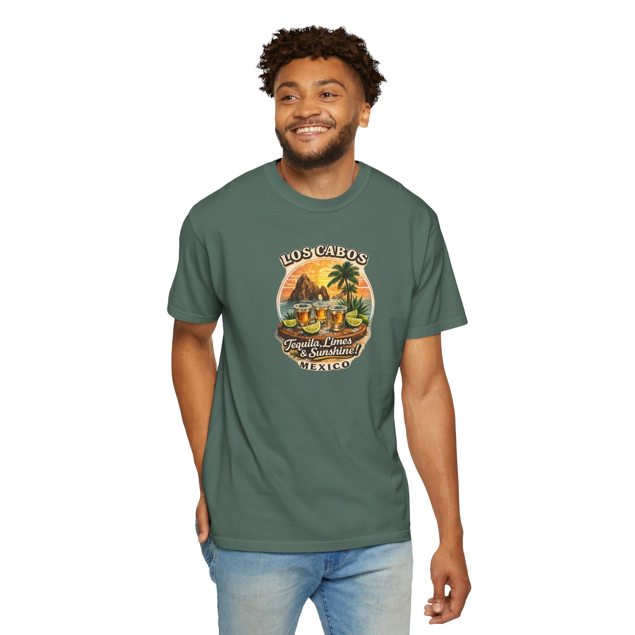 Los Cabos Tequila & Limes T-Shirt — Mexico Beach Vacation Tee