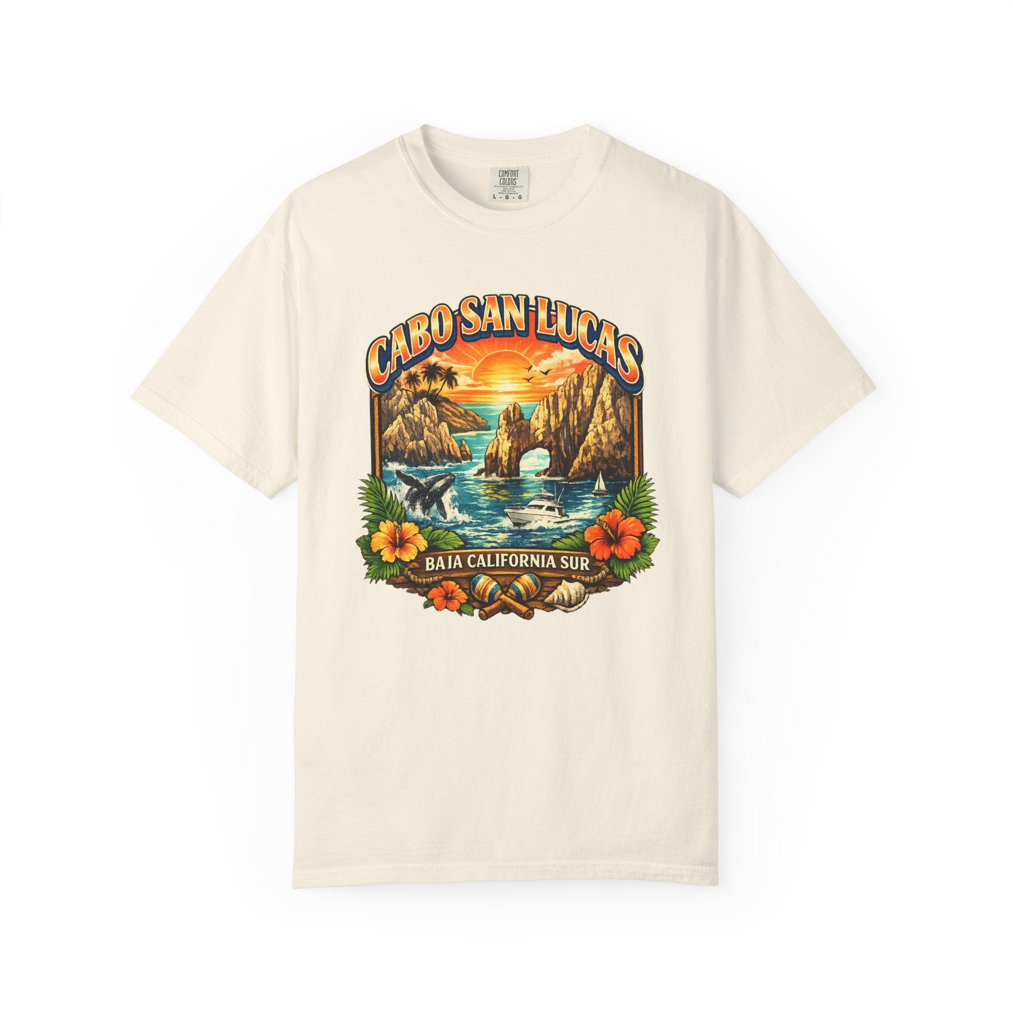 Cabo San Lucas Arch Sunset T-Shirt — Baja California Sur Vacation Tee