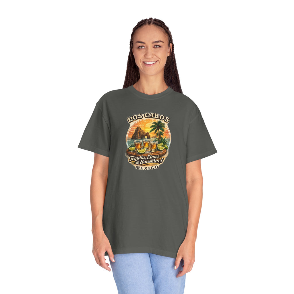 Los Cabos Tequila & Limes T-Shirt — Mexico Beach Vacation Tee