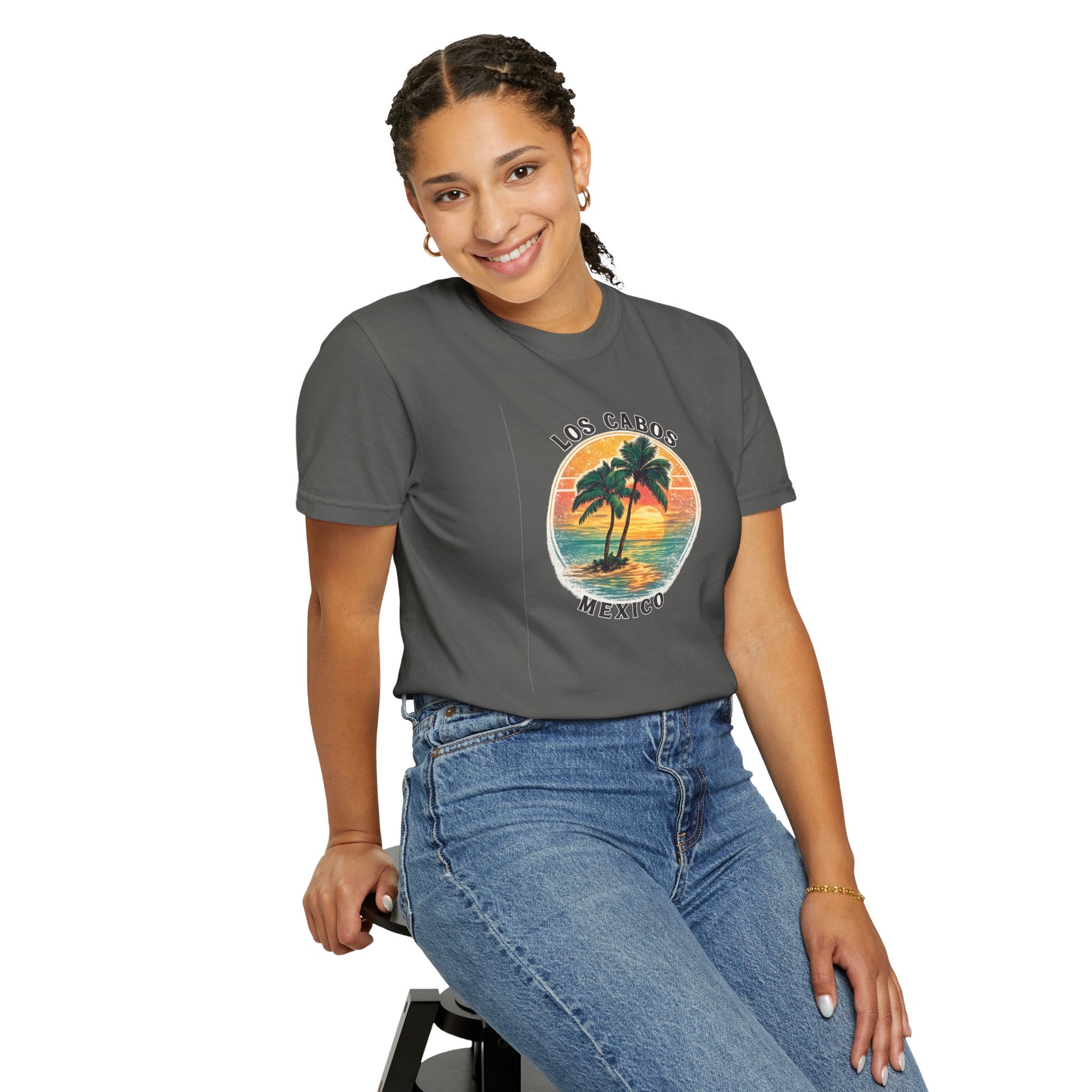 Los Cabos Palms T-Shirt — Tropical Beach Palm Graphic Tee