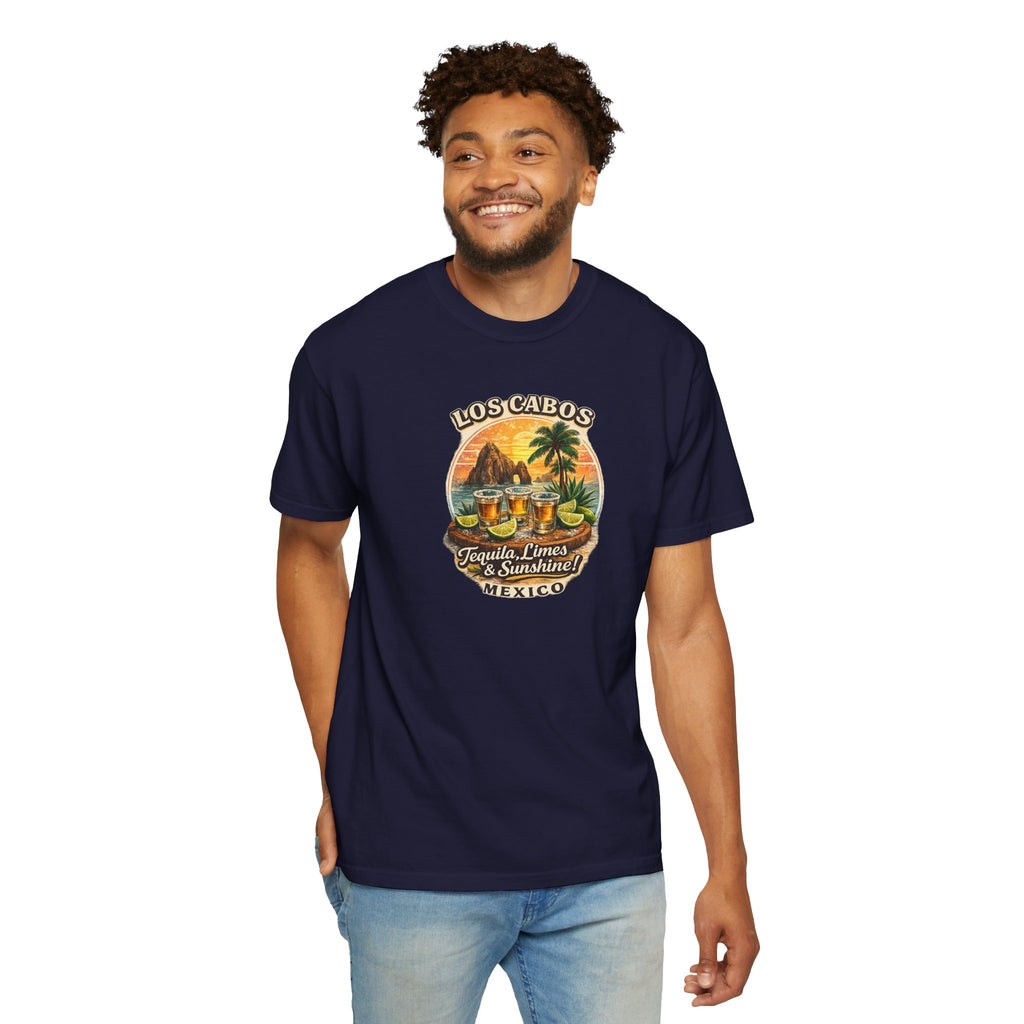 Los Cabos Tequila & Limes T-Shirt — Mexico Beach Vacation Tee