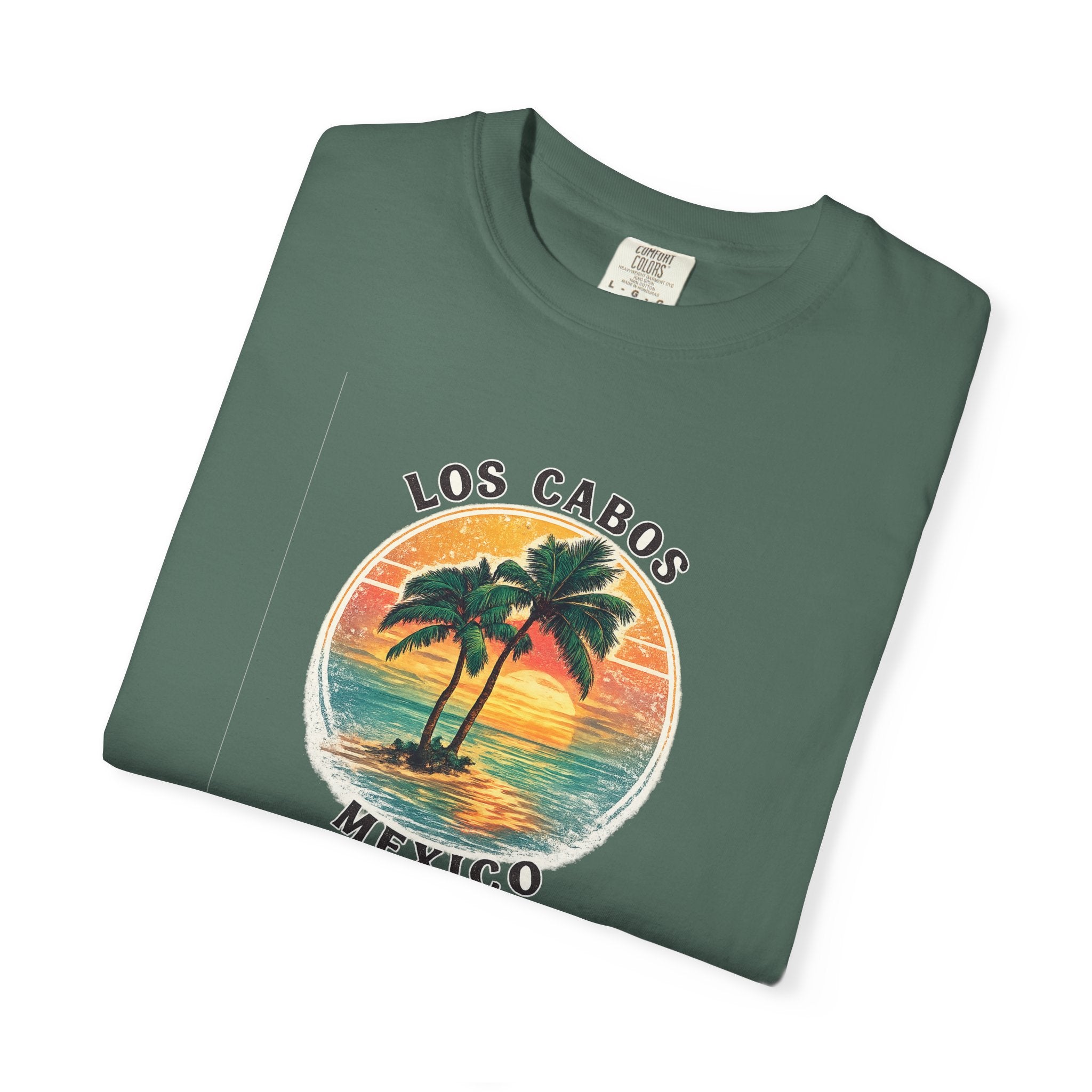 Los Cabos Palms T-Shirt — Tropical Beach Palm Graphic Tee