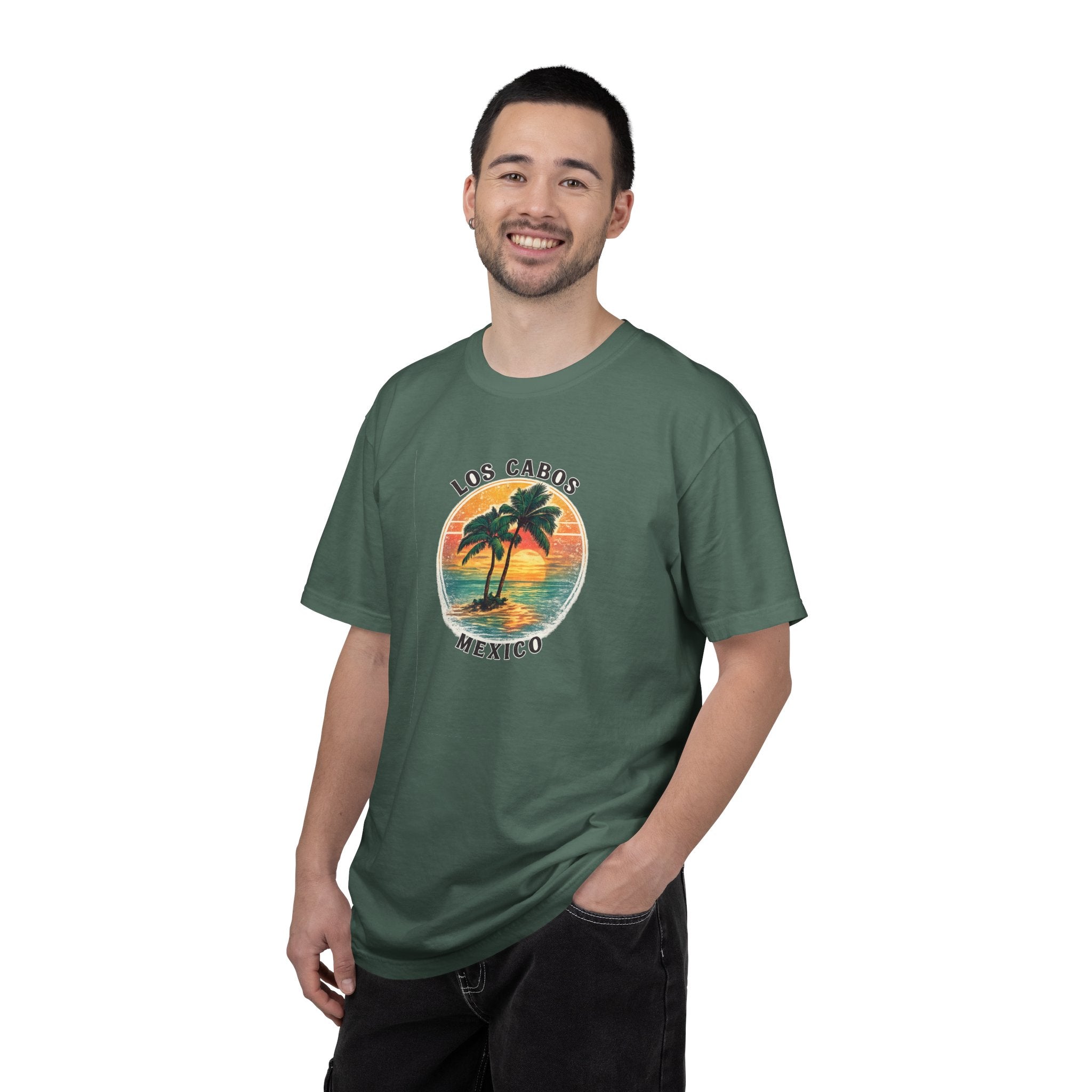 Los Cabos Palms T-Shirt — Tropical Beach Palm Graphic Tee