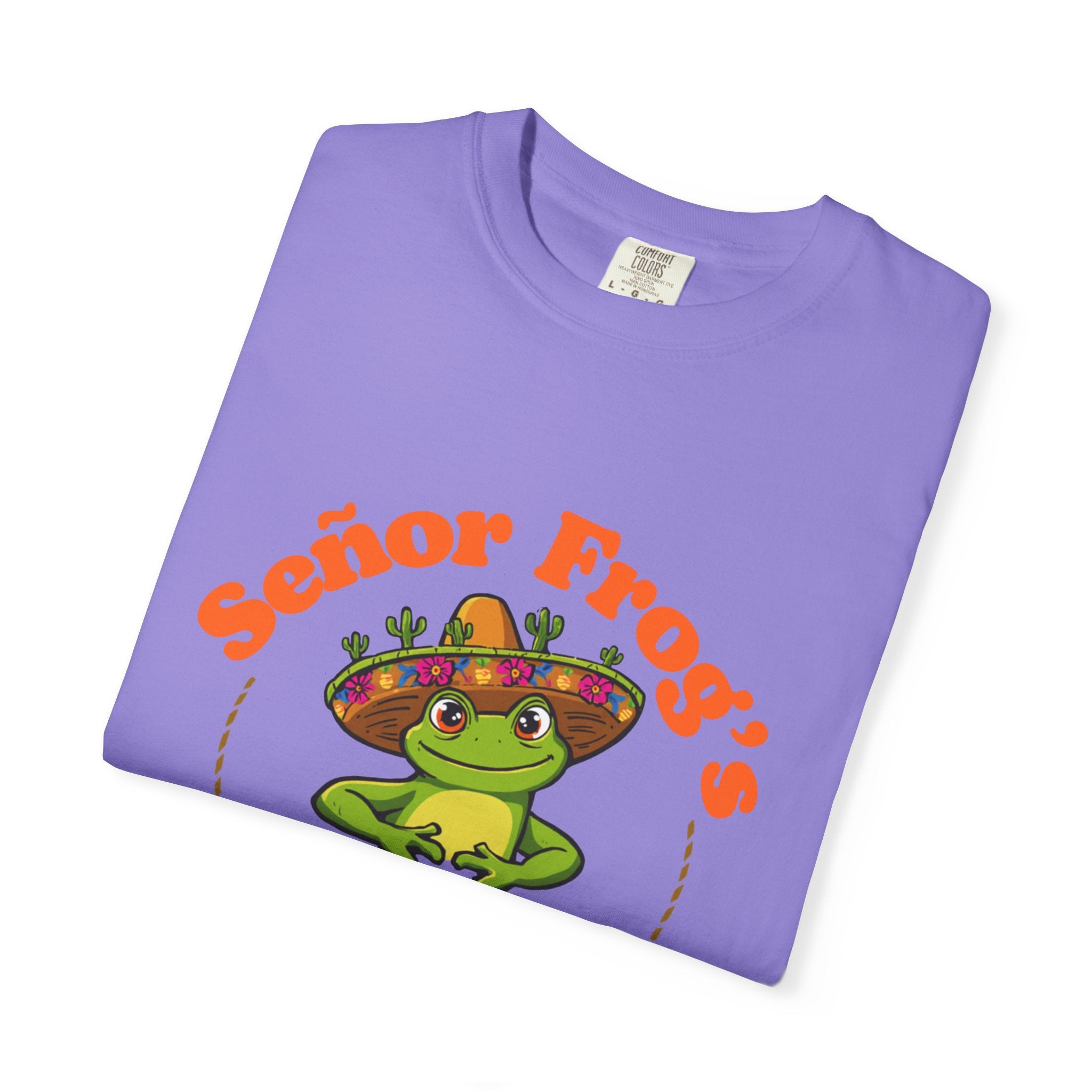 Señor Frog's Cabo San Lucas T-Shirt — Cute Frog Sombrero Mexico Souvenir