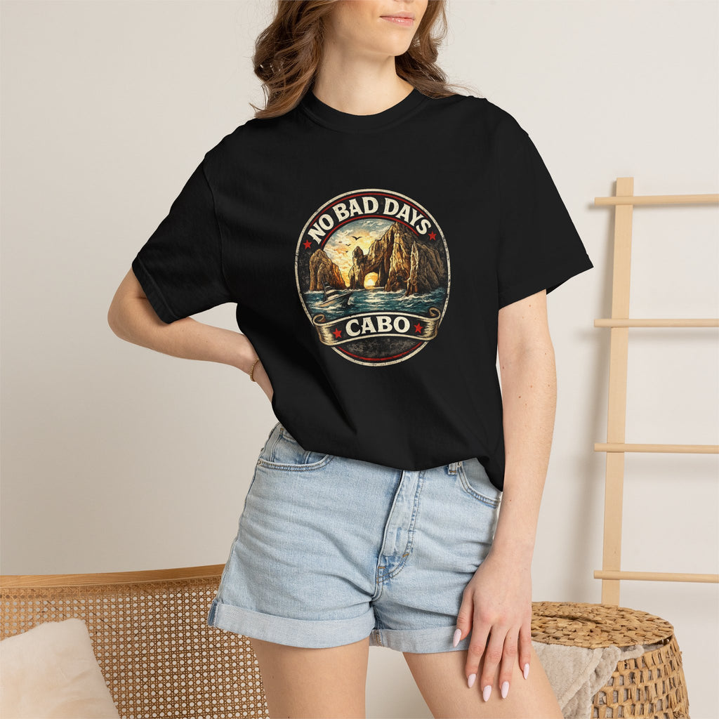 No Bad Days Cabo T-Shirt — Sunset Beach Vintage Graphic Tee