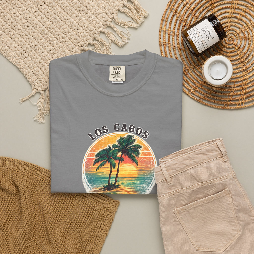 Los Cabos Palms T-Shirt — Tropical Beach Palm Graphic Tee