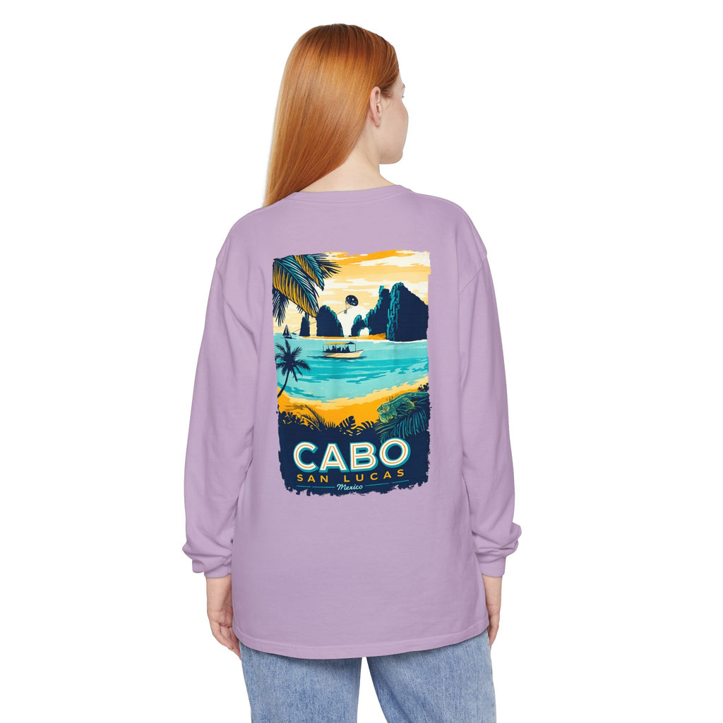 Cabo San Lucas Long Sleeve Tee — Vintage Beach Graphic