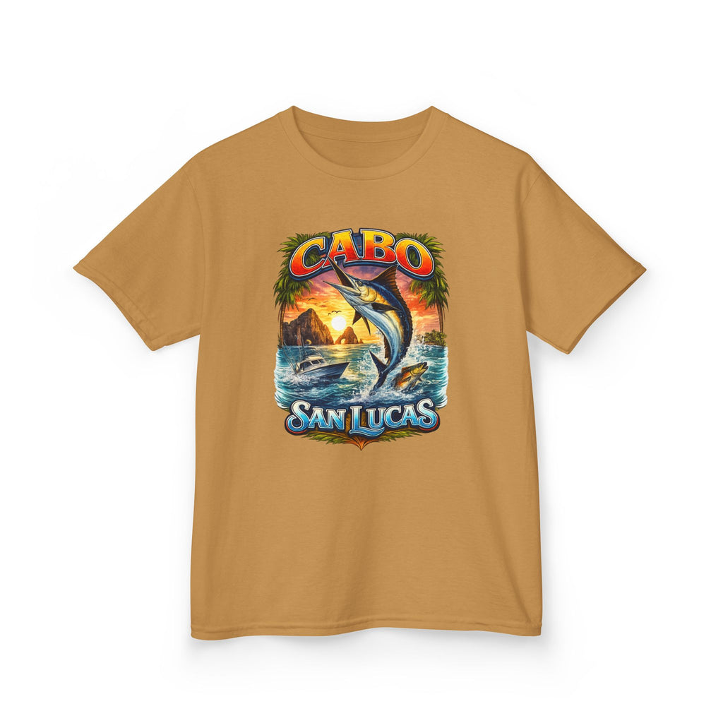 Kids T-Shirt - Cabo San Lucas Marlin Sunset Graphic