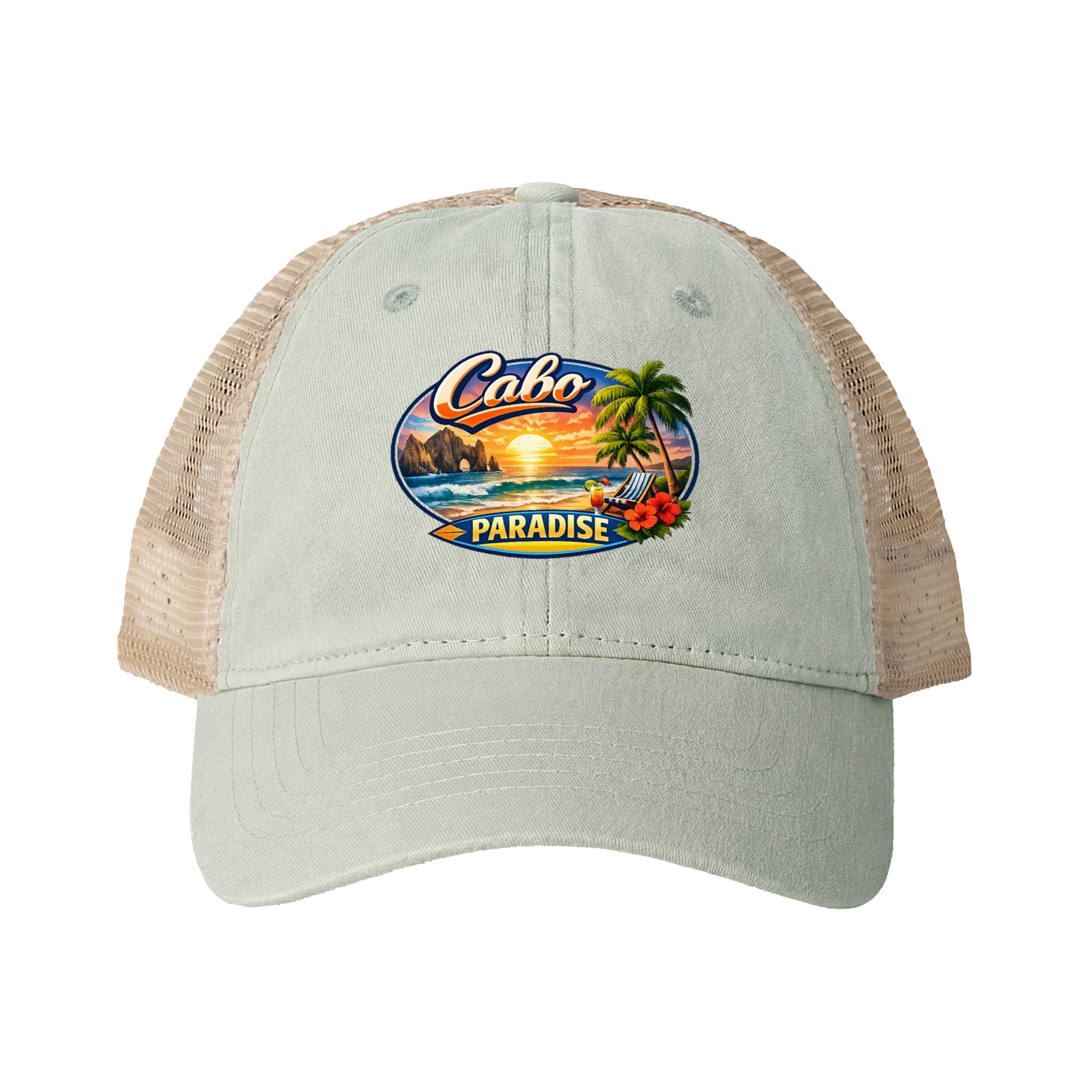 Women's Washed Mesh-Back Cap