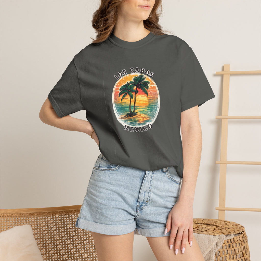 Los Cabos Palms T-Shirt — Tropical Beach Palm Graphic Tee