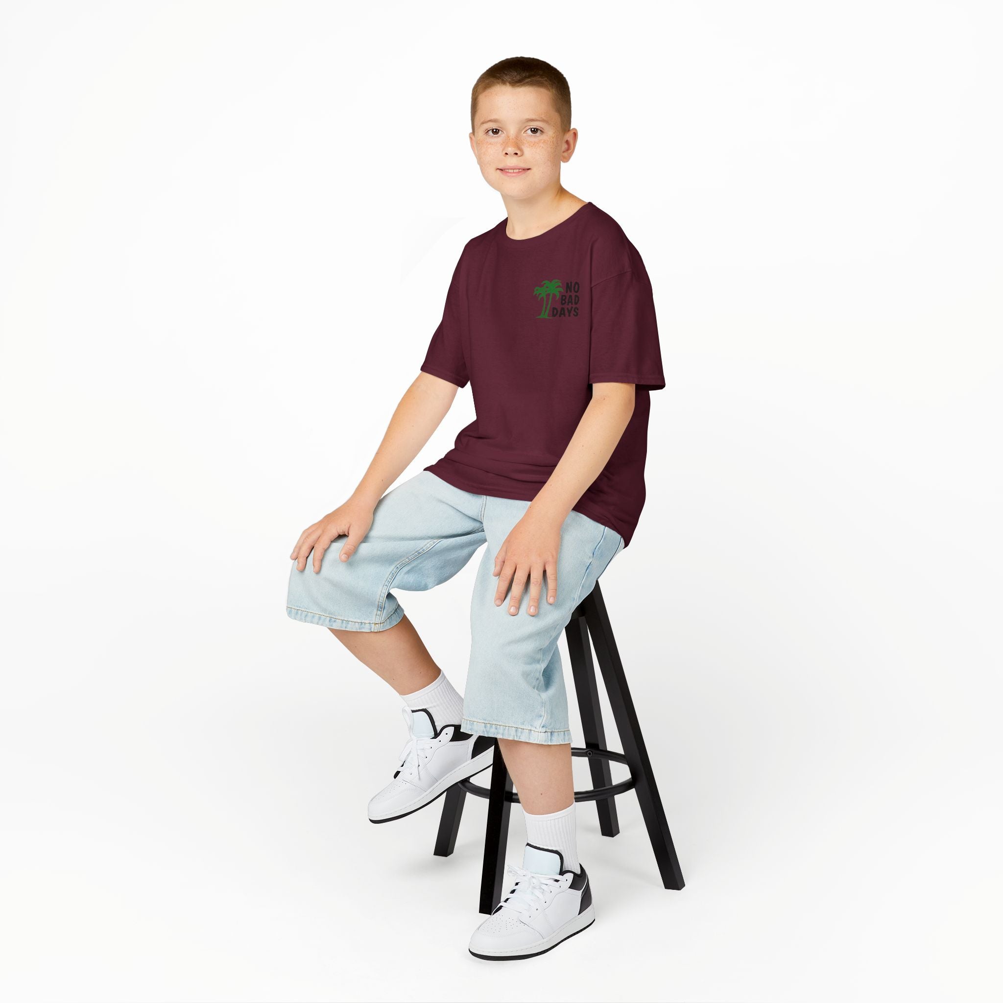 Kids 'No Bad Days' Palm Tree T‑Shirt