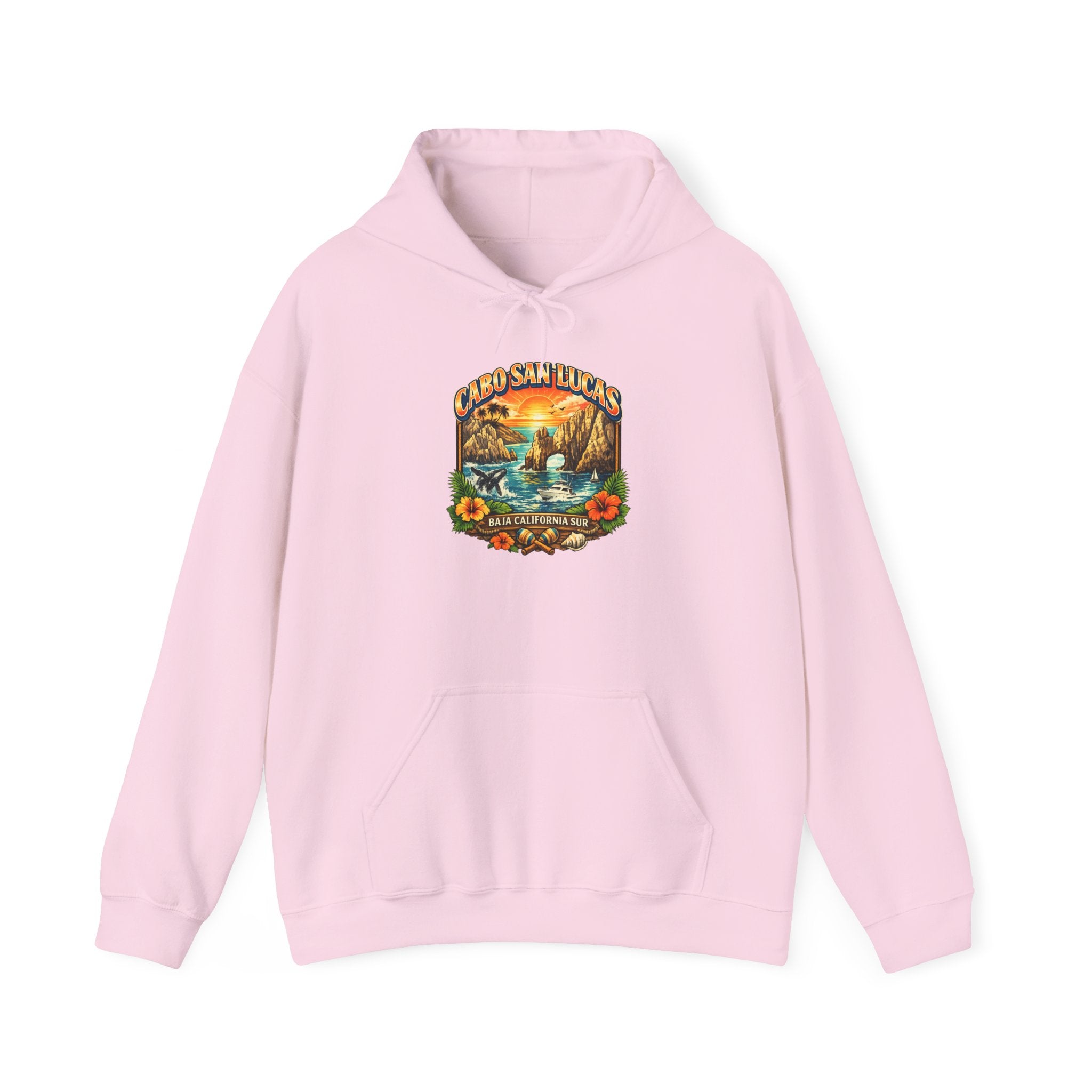 Sunset Lake Vintage Nature Hoodie – Scenic ‘Sunset Lake’ Retro Graphic