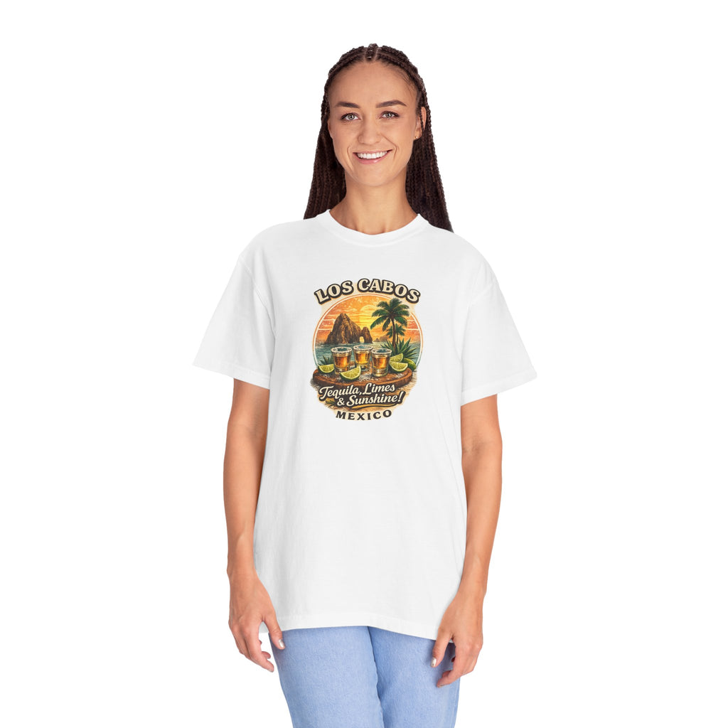 Los Cabos Tequila & Limes T-Shirt — Mexico Beach Vacation Tee
