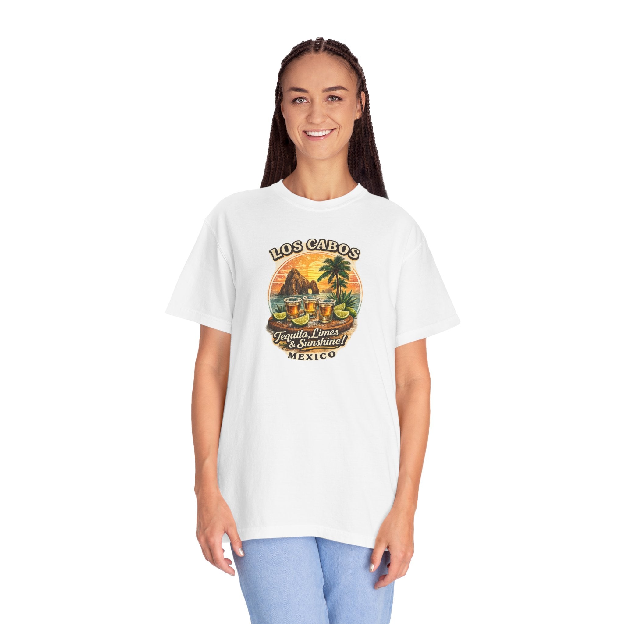 Los Cabos Tequila & Limes T-Shirt — Mexico Beach Vacation Tee
