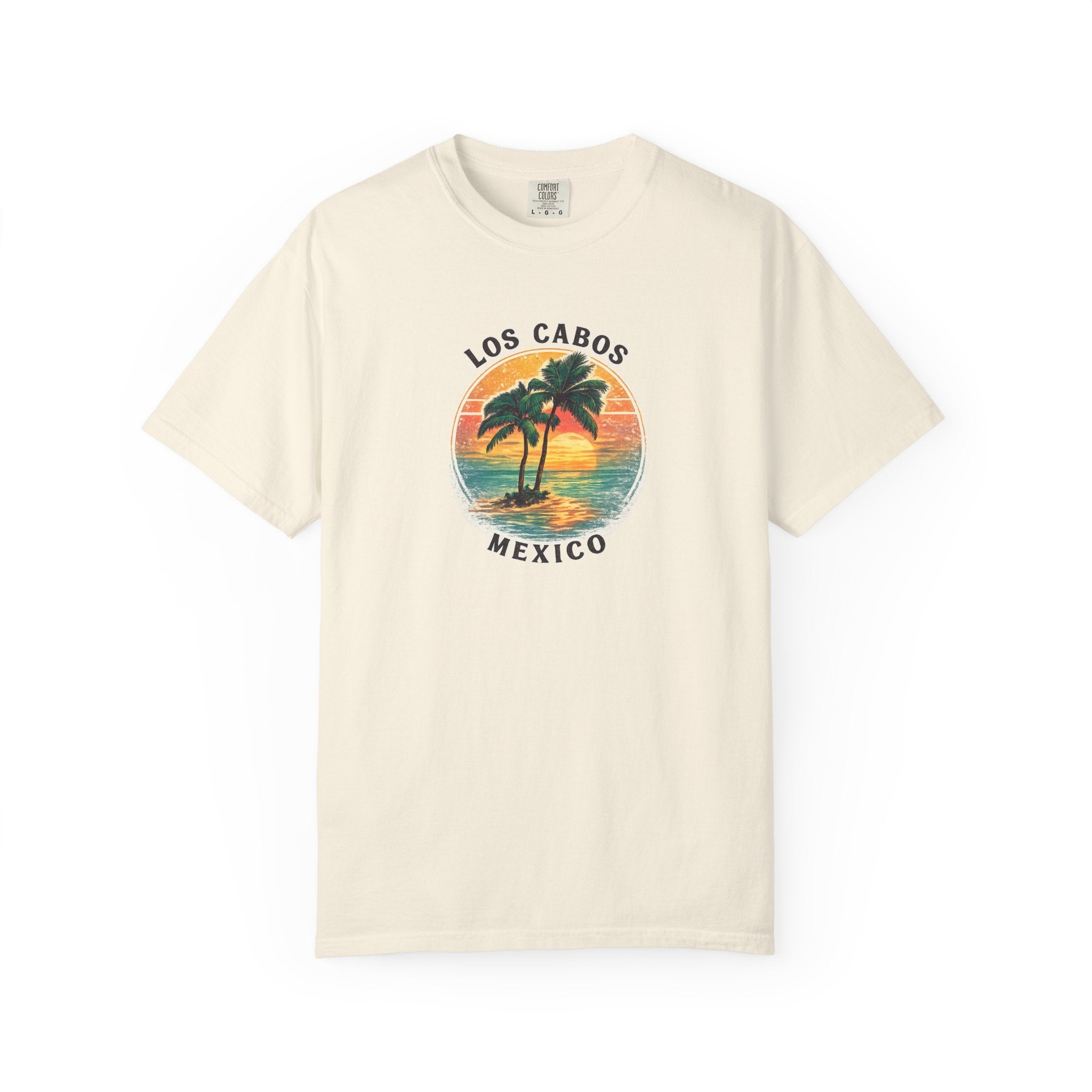Los Cabos Palms T-Shirt — Tropical Beach Palm Graphic Tee