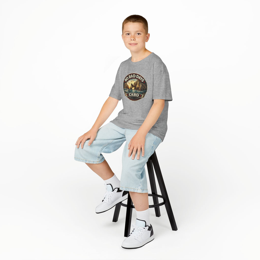 Kids Tee — 'No Bad Days' Cabo Surf Vintage Graphic