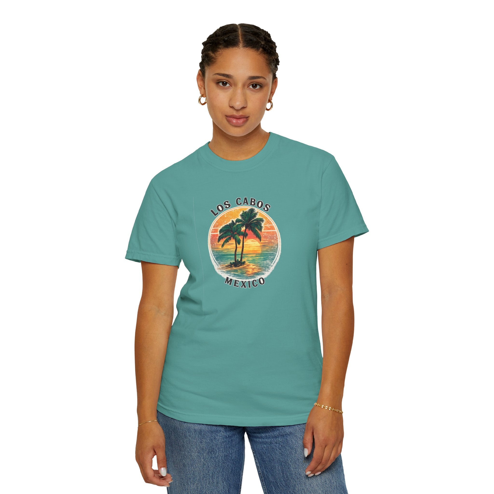 Los Cabos Palms T-Shirt — Tropical Beach Palm Graphic Tee