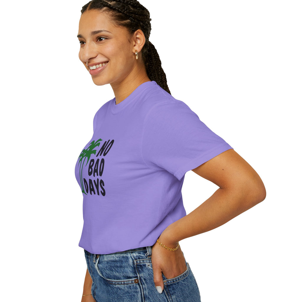 No Bad Days Palm Tree T-Shirt — Casual Beach Vibe Graphic Tee