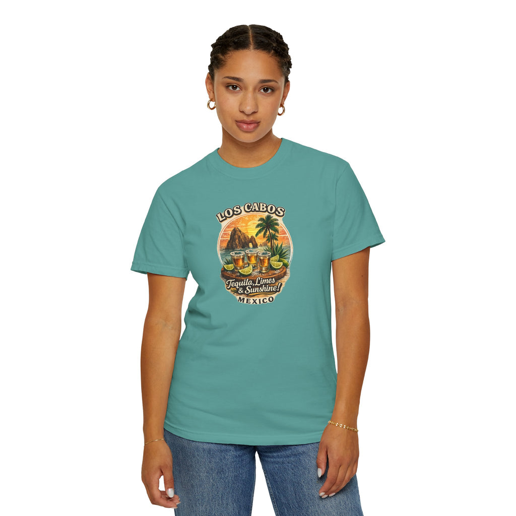 Los Cabos Tequila & Limes T-Shirt — Mexico Beach Vacation Tee