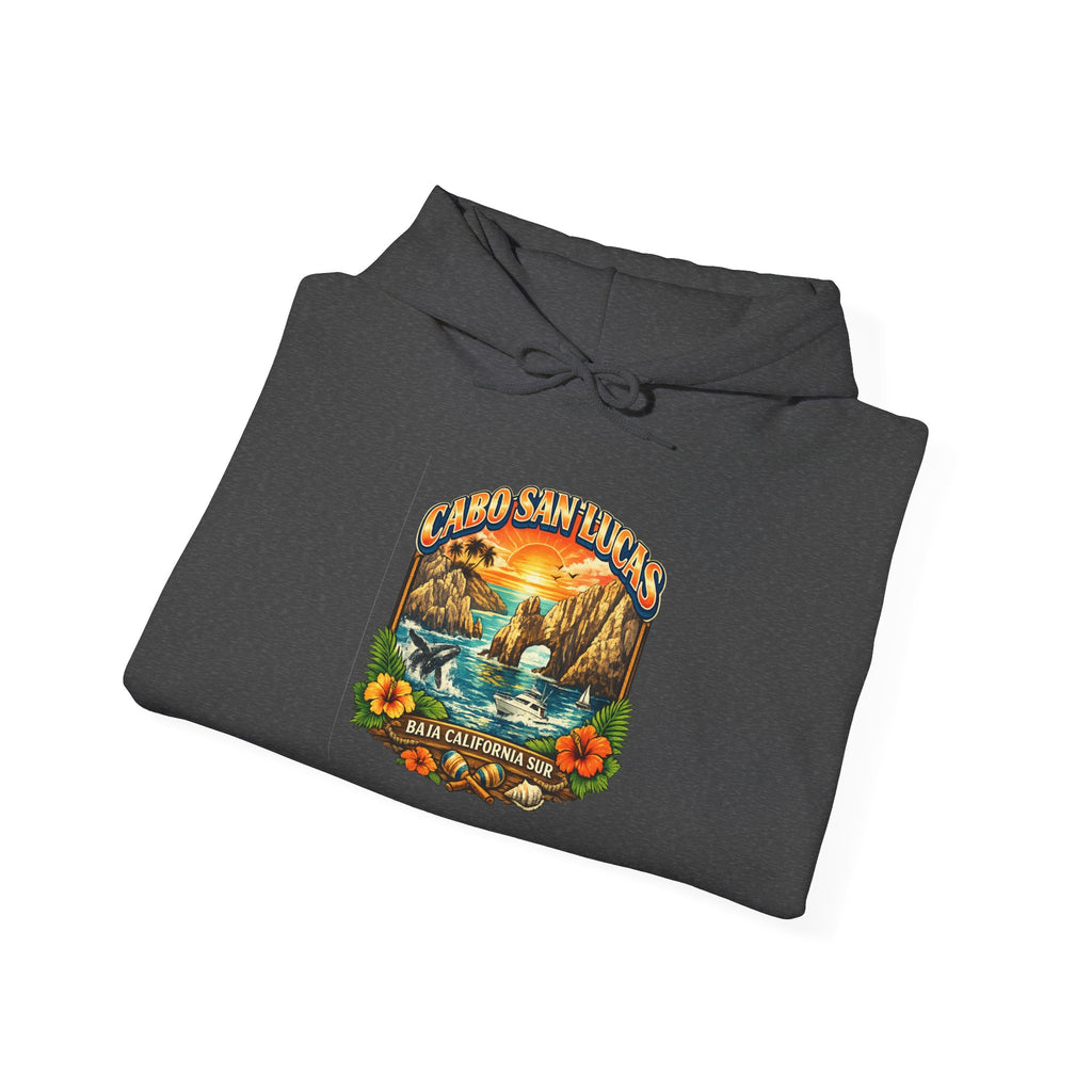 Sunset Lake Vintage Nature Hoodie – Scenic ‘Sunset Lake’ Retro Graphic