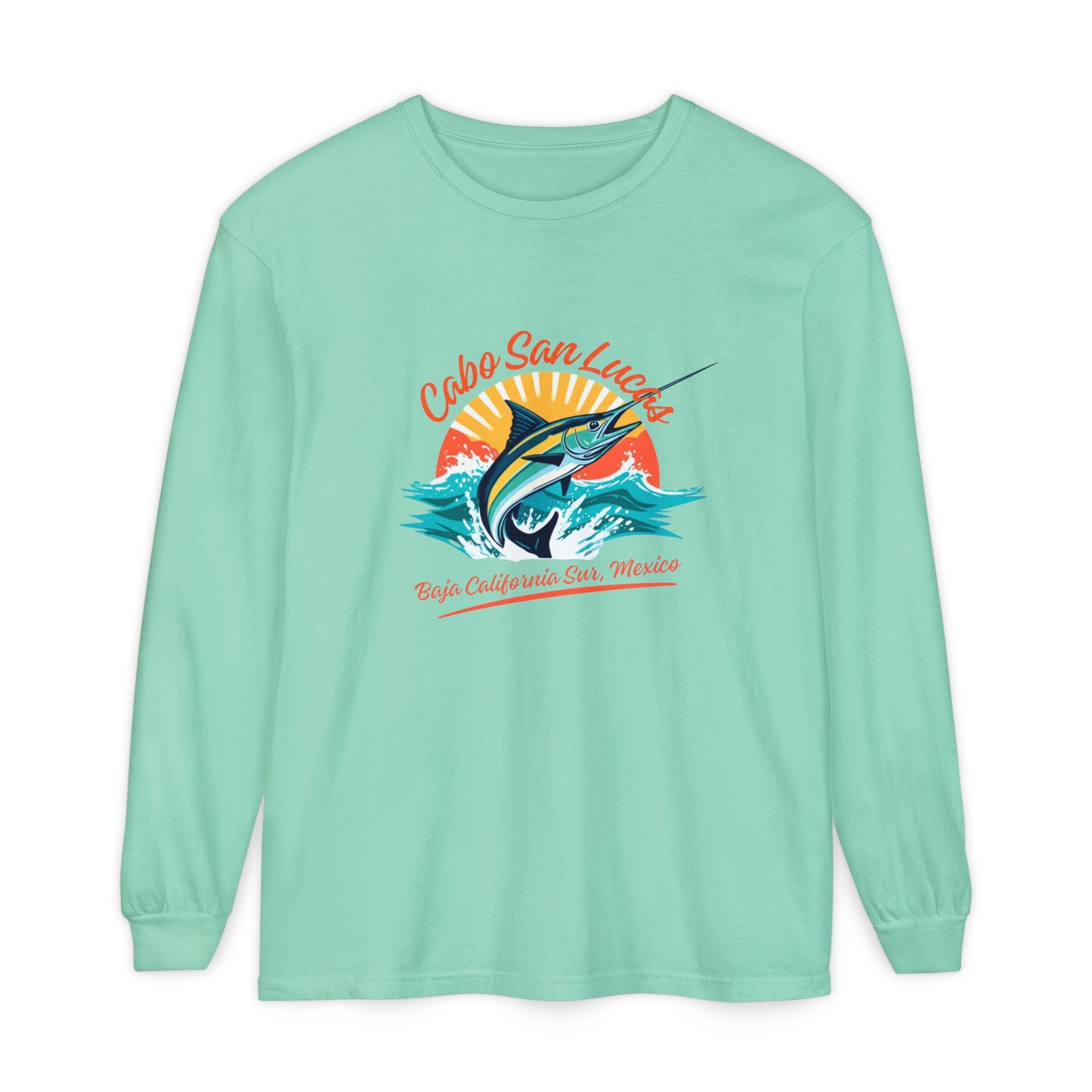 Cabo San Lucas Marlin Sunset Long Sleeve Tee