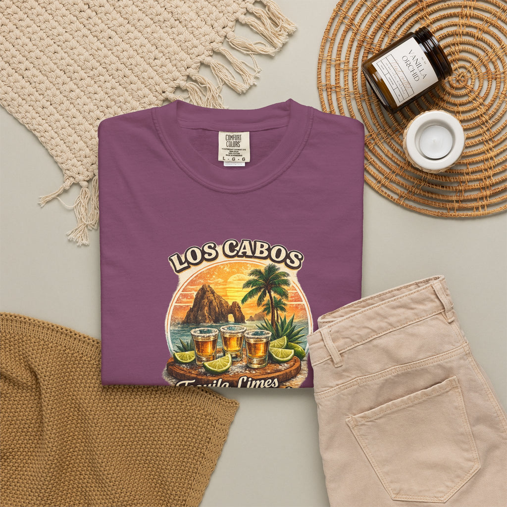 Los Cabos Tequila & Limes T-Shirt — Mexico Beach Vacation Tee