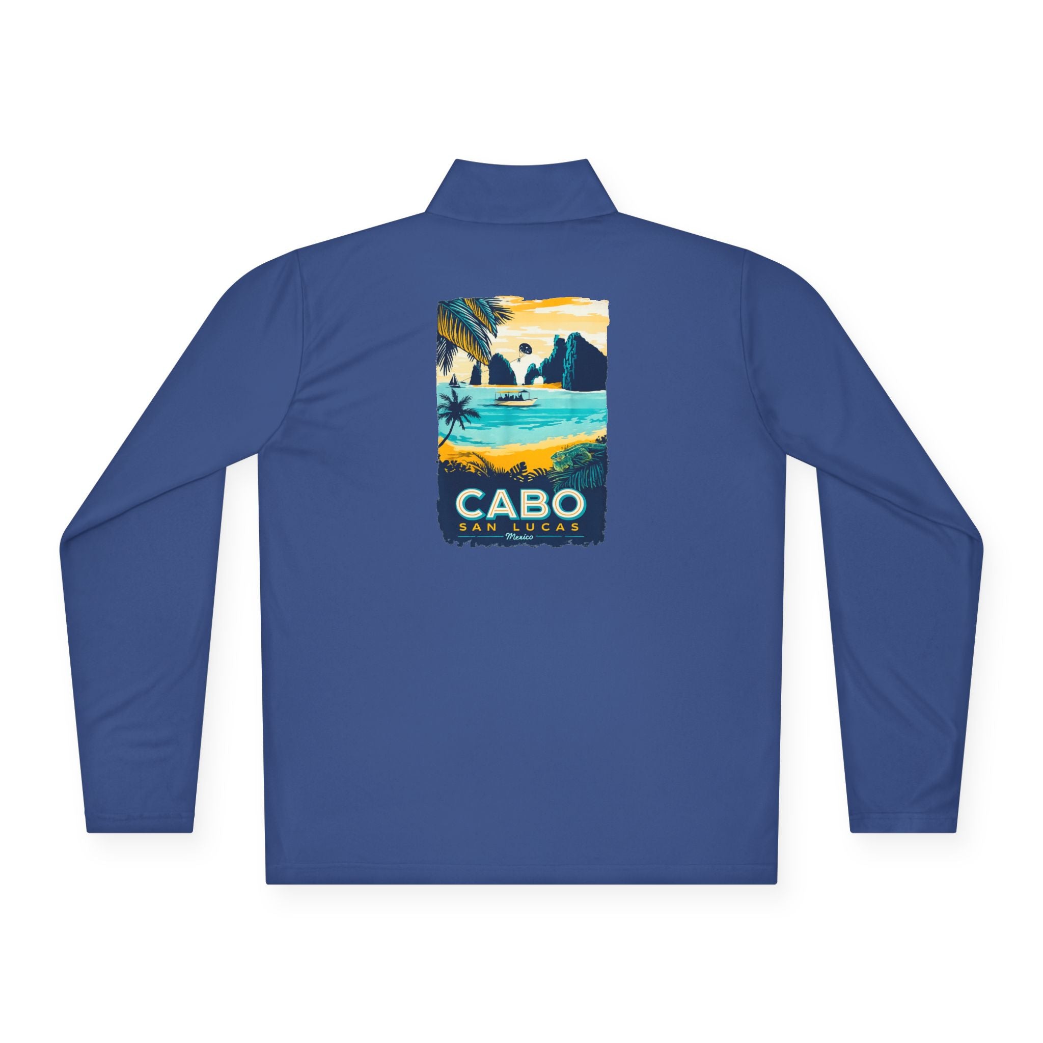 Cabo Paradise Quarter-Zip Pullover — Cabo Arch Graphic