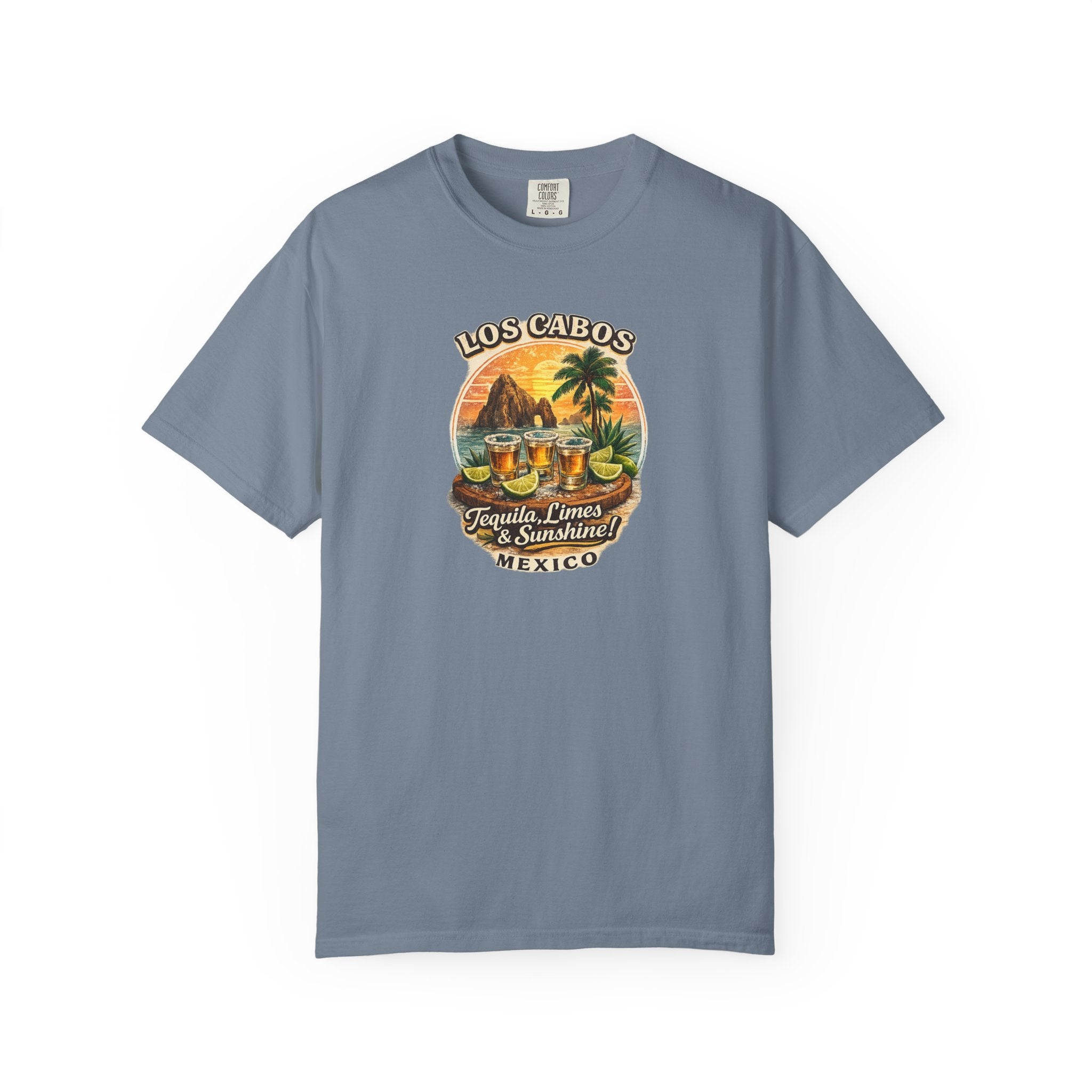 Los Cabos Tequila & Limes T-Shirt — Mexico Beach Vacation Tee