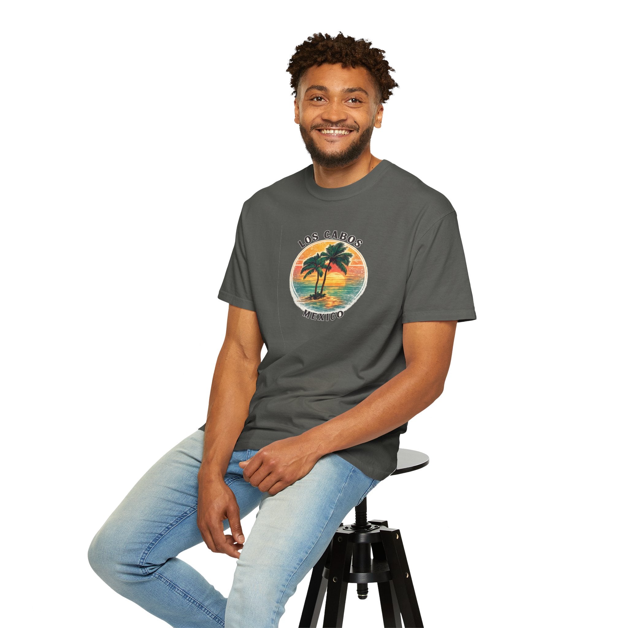 Los Cabos Palms T-Shirt — Tropical Beach Palm Graphic Tee